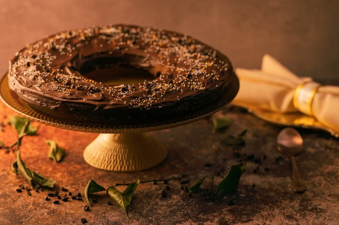 Productafbeelding van een chocolade ringcake